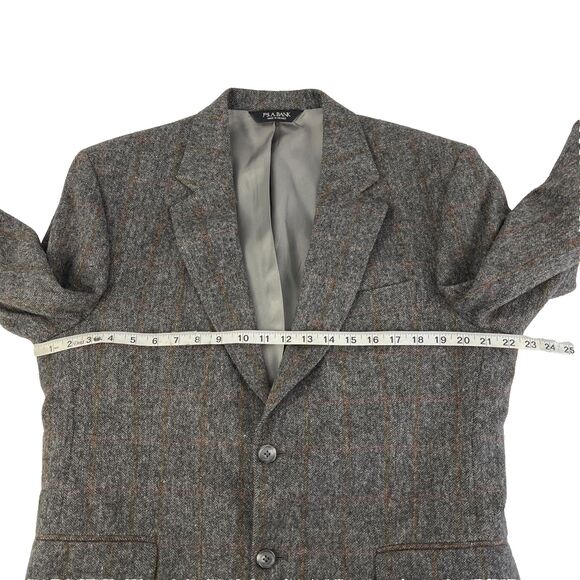 Mens Jos. A. Bank Camel Hair Herringbone Sport Coat Blazer Jacket Size 40S Short - Picture 5 of 9